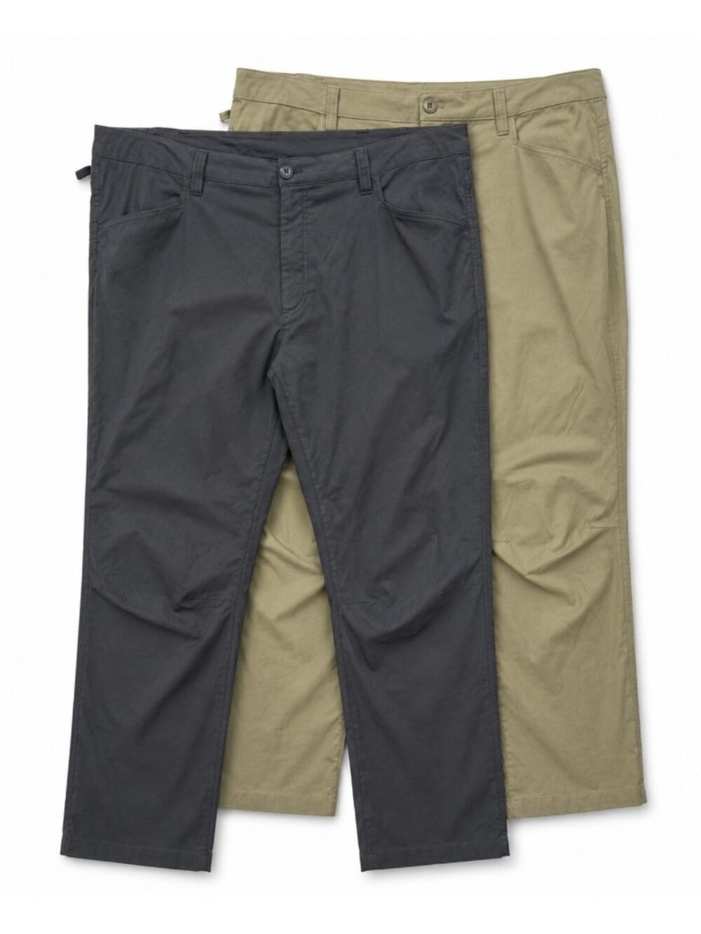 Eddie Bauer Tech Pants Size 40x32 Lot Of 2 Grey/khaki Hiking Outdoor Gorpcore